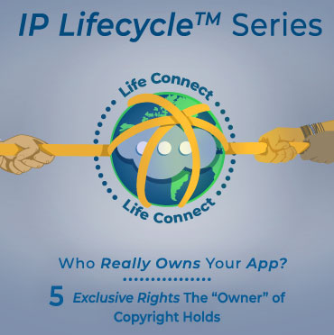 Graphic depicting struggle between creators and companies