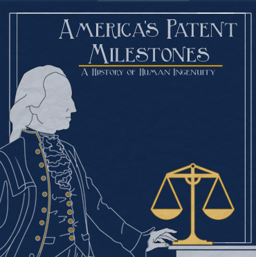 Graphic of George Washington reachs out to touch a scale.