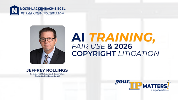 Jeffrey Rollings: Your IP Matters! Legal podcast image.