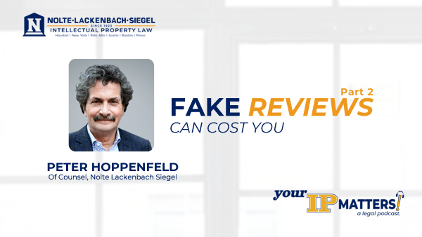 Peter Hoppenfeld: Your IP Matters! Legal podcast image.